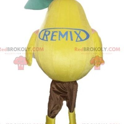 REDBROKOLY mascot yellow lemon all round and cute / REDBROKO_03824
