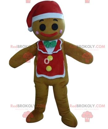 Mascotte de sapin de Noël vert REDBROKOLY avec une étoile jaune / REDBROKO_03856 1