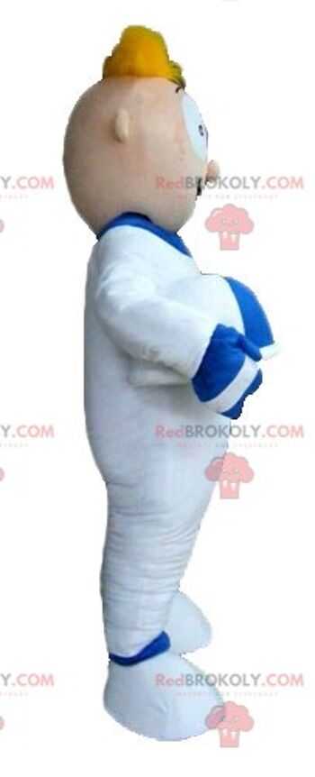 Mascotte de bonhomme de neige doux et coloré REDBROKOLY / REDBROKO_03887 2