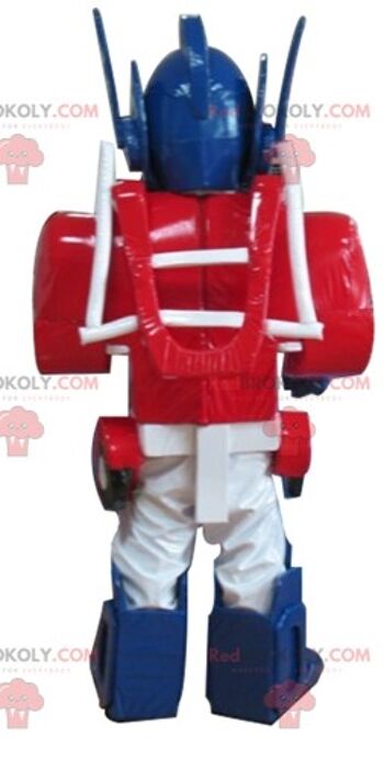 Mascotte de bonhomme de neige REDBROKOLY avec un chapeau haut de forme rouge / REDBROKO_03999 2