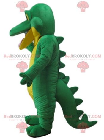 Mascotte de crocodile orange géant et coloré REDBROKOLY / REDBROKO_04095 3
