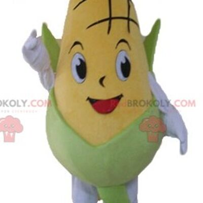 REDBROKOLY mascot big man of giant green bean potato / REDBROKO_04149