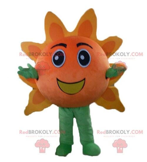 Two-tone green zucchini cucumber REDBROKOLY mascot / REDBROKO_04151