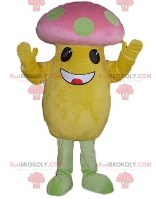 REDBROKOLY mascot big yellow sun cute and smiling / REDBROKO_04168