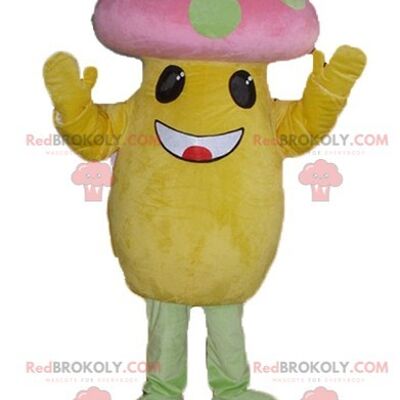 REDBROKOLY mascot big yellow sun cute and smiling / REDBROKO_04168