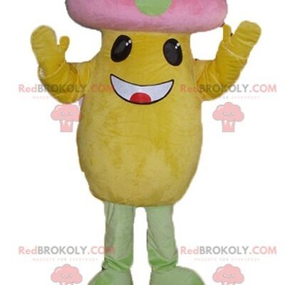 REDBROKOLY mascot big yellow sun cute and smiling / REDBROKO_04168