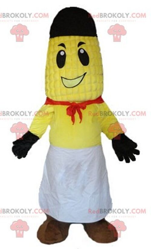 Corn Cob REDBROKOLY mascot Cowboy Outfit / REDBROKO_04171