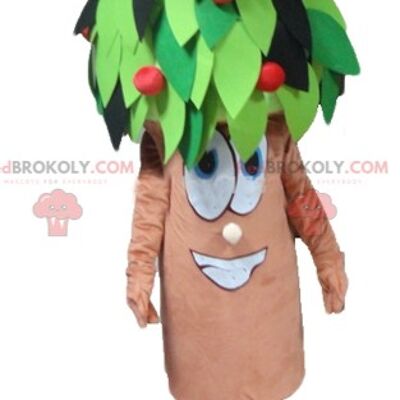 Mascota de oreja de maíz REDBROKOLY en traje de cocinero / REDBROKO_04172