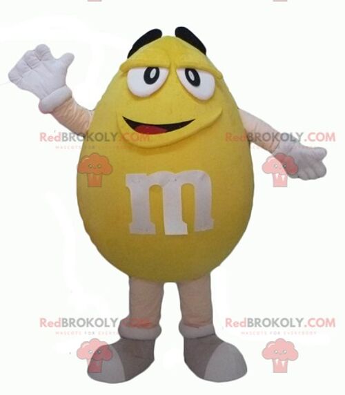 Plump and funny giant blue M & M's REDBROKOLY mascot / REDBROKO_04258