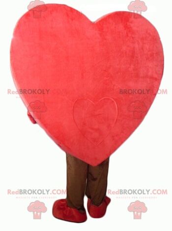 Mascotte géante et mignonne de coeur rouge REDBROKOLY / REDBROKO_04283 2