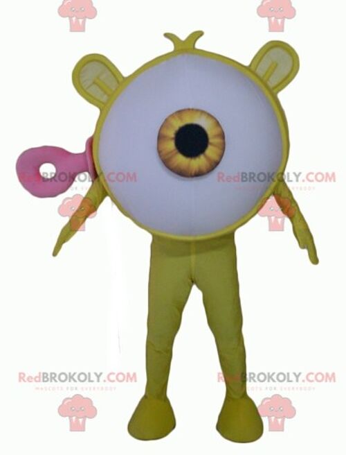 Big giant green eye REDBROKOLY mascot alien / REDBROKO_04292