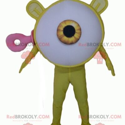 Big giant green eye REDBROKOLY mascot alien / REDBROKO_04292