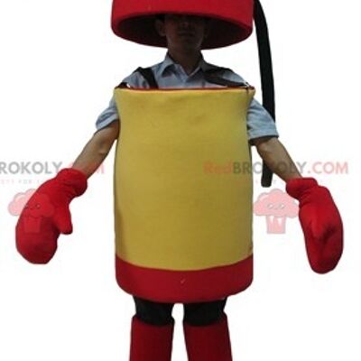 Hidrante gigante rojo y amarillo Mascota REDBROKOLY / REDBROKO_04379