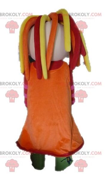 Mascotte d'esquimau REDBROKOLY en tenue. Mascotte indienne REDBROKOLY / REDBROKO_04538 2