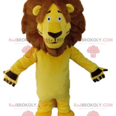 Mascotte de lion géant REDBROKOLY. Mascotte de félin REDBROKOLY / REDBROKO_04551