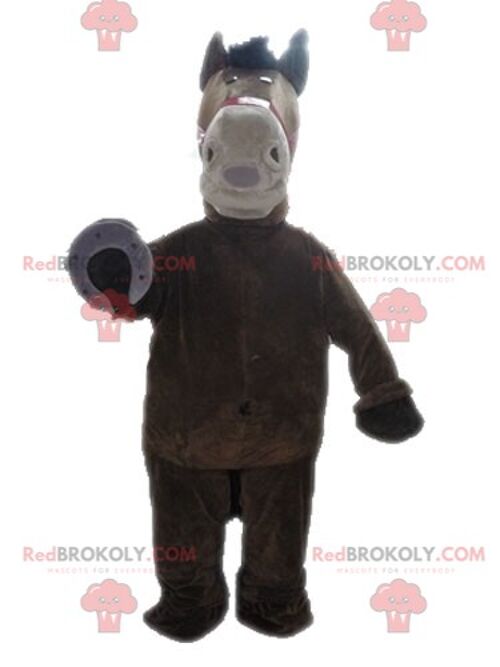 Giant gray and brown rat REDBROKOLY mascot. Rodent REDBROKOLY mascot / REDBROKO_04604