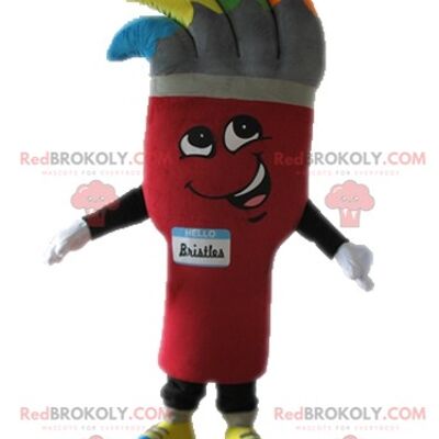 Giant red heart REDBROKOLY mascot. Romantic REDBROKOLY mascot / REDBROKO_04638