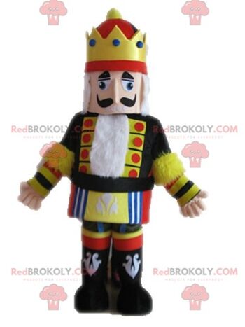 Mascotte de roi bouffon REDBROKOLY en tenue colorée / REDBROKO_04646 2