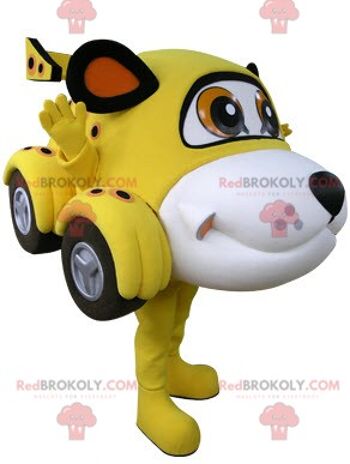 Mascotte de voiture REDBROKOLY en forme de singe orange et beige / REDBROKO_04759 3