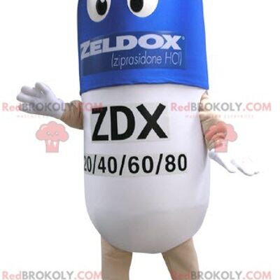 Cardboard brick REDBROKOLY mascot. Laundry REDBROKOLY mascot / REDBROKO_04790