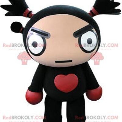 Asian character doll REDBROKOLY mascot / REDBROKO_04931