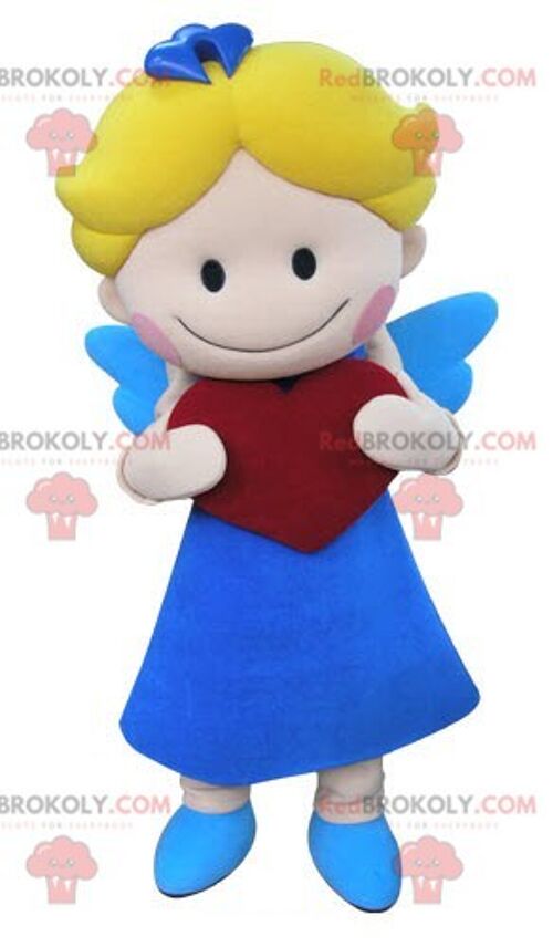 REDBROKOLY mascot girl dressed as a housewife. Maid / REDBROKO_04953