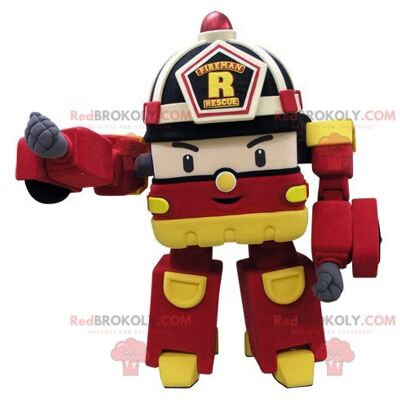 Ambulancia de juguete blanca y rosa REDBROKOLY mascota Transformers way / REDBROKO_05122