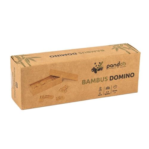 Domino | Doppel 6 | Spiel aus Bambus