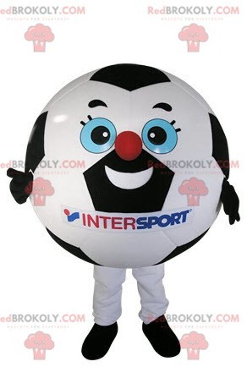 Red and white basketball REDBROKOLY mascot. Sport shoe / REDBROKO_05172