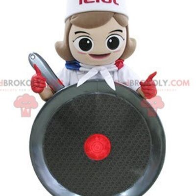 Chef cocinero pan gigante REDBROKOLY mascota / REDBROKO_05179