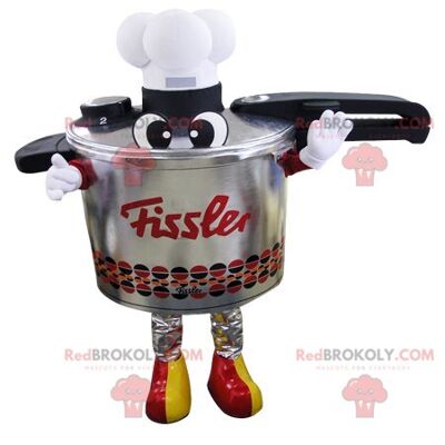 Giant stainless steel color cooker champagne seal REDBROKOLY mascot / REDBROKO_05219