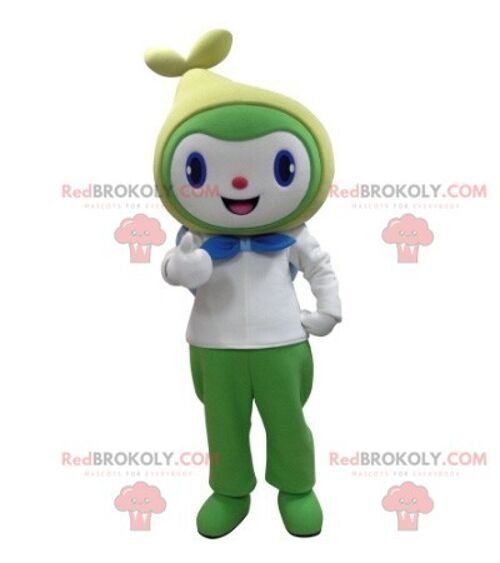 Video game character REDBROKOLY mascot. Manga REDBROKOLY mascot / REDBROKO_05375