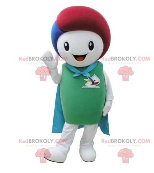 Baby REDBROKOLY mascot with green hair / REDBROKO_05382