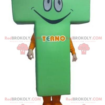 Very fun yellow green and blue robot REDBROKOLY mascot / REDBROKO_05482