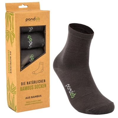 Bamboo sports socks | 6 pack | Gray | Size 35-38