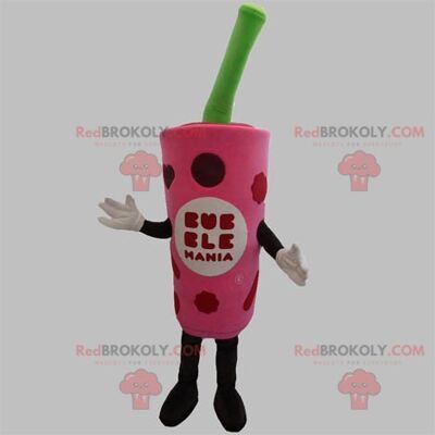Giant cup REDBROKOLY mascot. Drink REDBROKOLY mascot / REDBROKO_05581