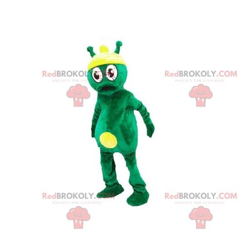 Pizza delivery man REDBROKOLY mascot. Teenager REDBROKOLY mascot / REDBROKO_05583