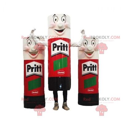 REDBROKOLY mascot giant gray and black glue tube / REDBROKO_05615