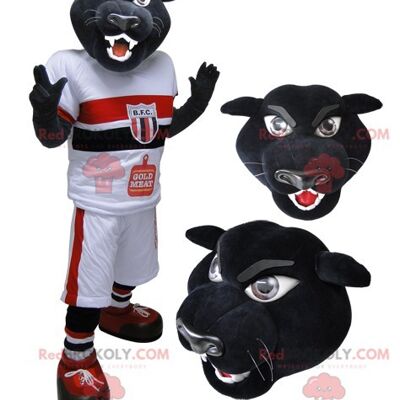 2 mascotas REDBROKOLY de figuras blancas una niña y un niño / REDBROKO_05809