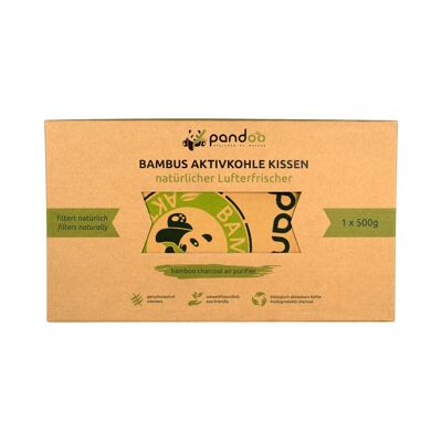 Deodorante per ambienti naturale con carbone attivo di bambù | 1 x 500 g