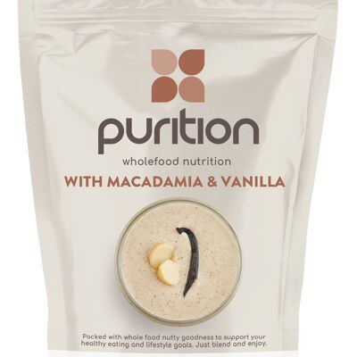 Purition original wholefood nutrition with Macadamia & Vanilla (250g) - Natural Ingredients for Natural Wellness.