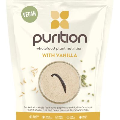 Purition wholefood plant based nutrition with Vanilla (250g)- Natural Ingredients for Natural Wellness.