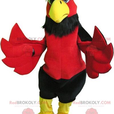 Kobold REDBROKOLY Maskottchen im Wikinger-Outfit / REDBROKO_06221