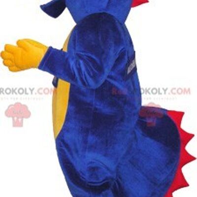 Coniglio marrone gigante REDBROKOLY mascotte con gilet / REDBROKO_06350