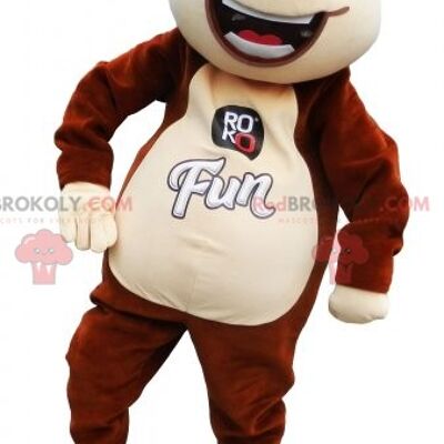 Mascotte peluche REDBROKOLY avec un corps de ballon et un maillot de foot / REDBROKO_06480