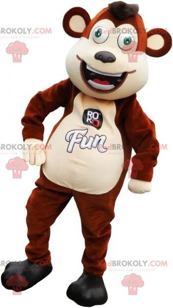 Mascotte peluche REDBROKOLY avec un corps de ballon et un maillot de foot / REDBROKO_06480 1