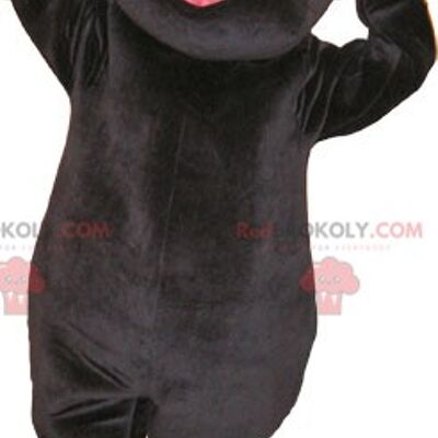 Brown teddy bear REDBROKOLY mascot. Teddy bear / REDBROKO_06545