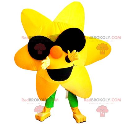 Very realistic black and yellow bee REDBROKOLY mascot / REDBROKO_06700