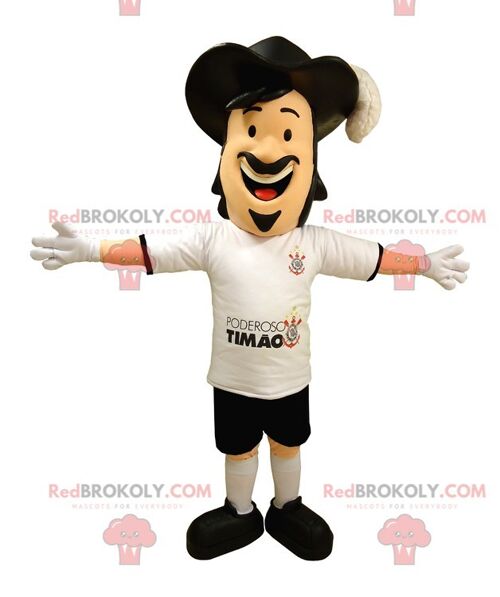 Brown brick REDBROKOLY mascot with a yellow helmet / REDBROKO_06734