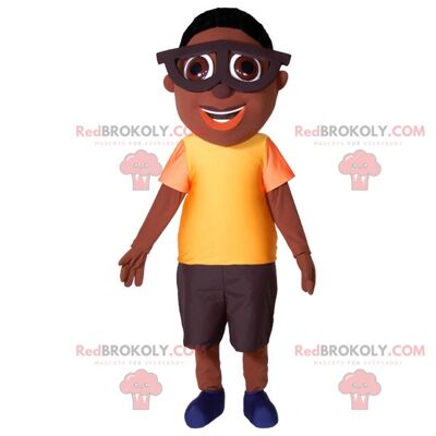 Giant baby REDBROKOLY mascot with a diaper / REDBROKO_06855
